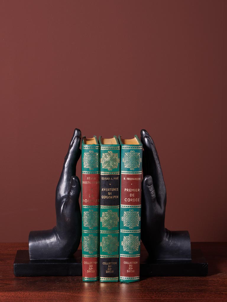 Serre livres 2 mains together