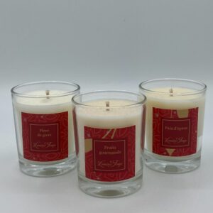Bougies parfumées lot de 3
