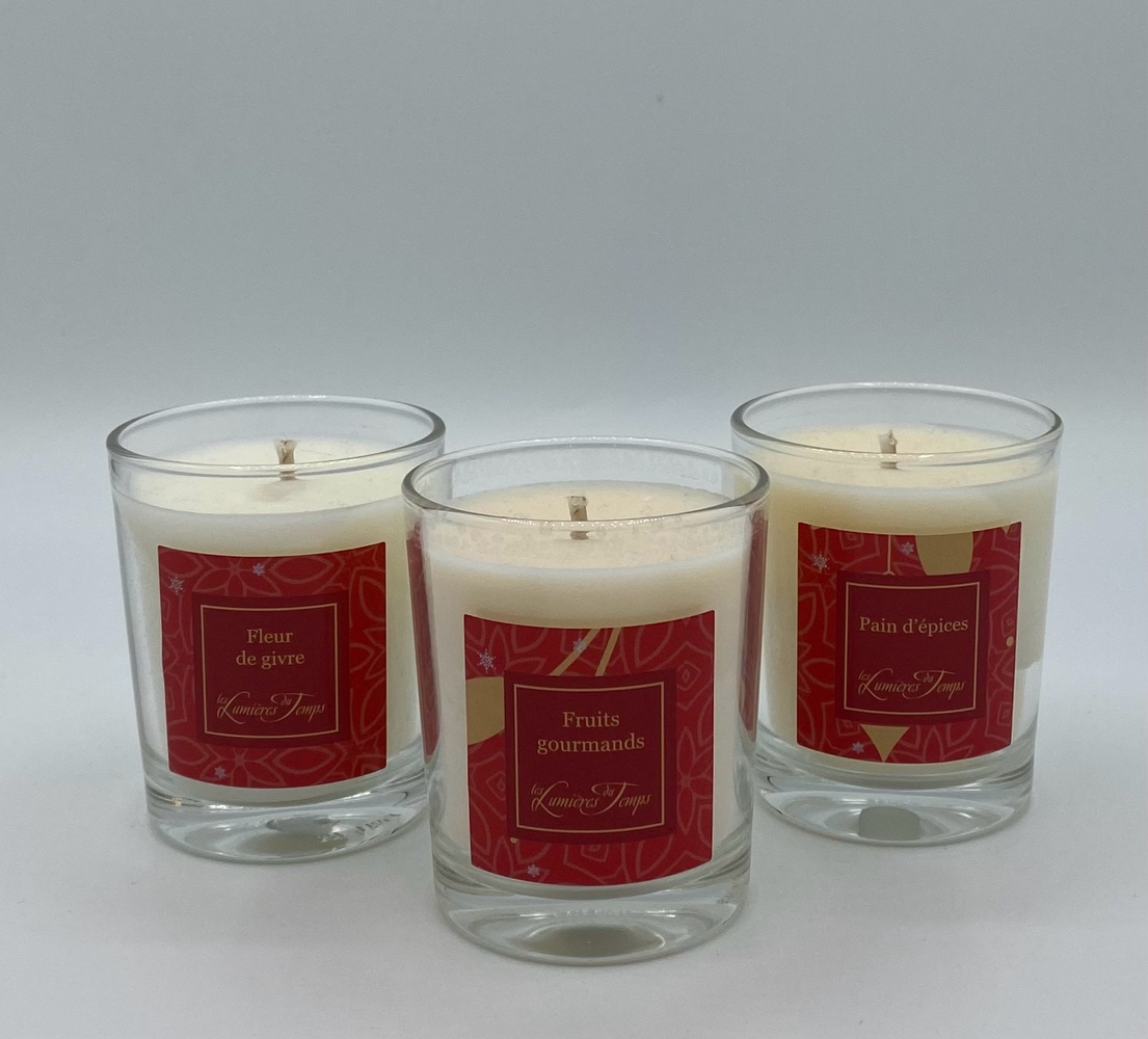 Bougies parfumées lot de 3