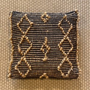 coussin en jute moyen losange