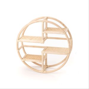 Étagère murale en rotin