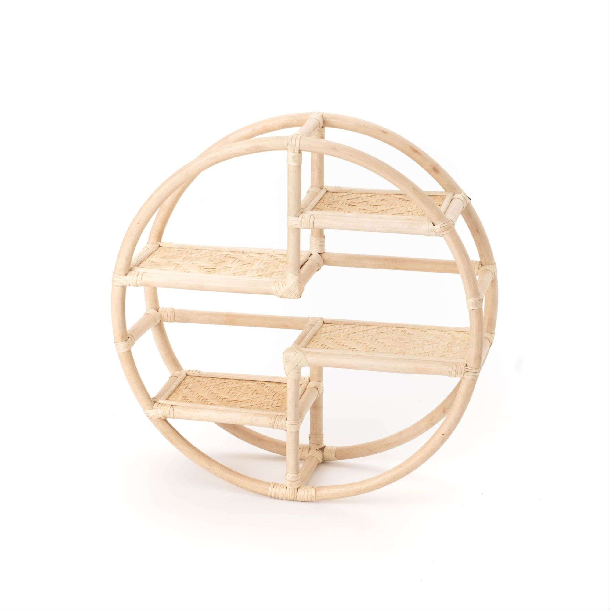 Étagère murale en rotin