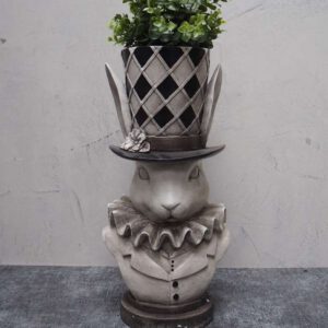 Jardinière "Alice " buste de lapin