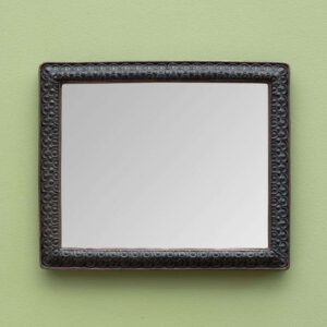 Miroir noir et or
