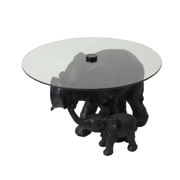Table basse éléphants