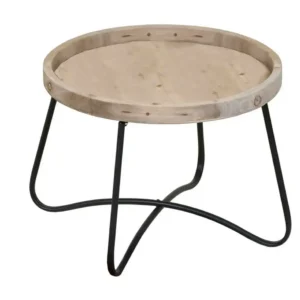 Table basse en bois naturel