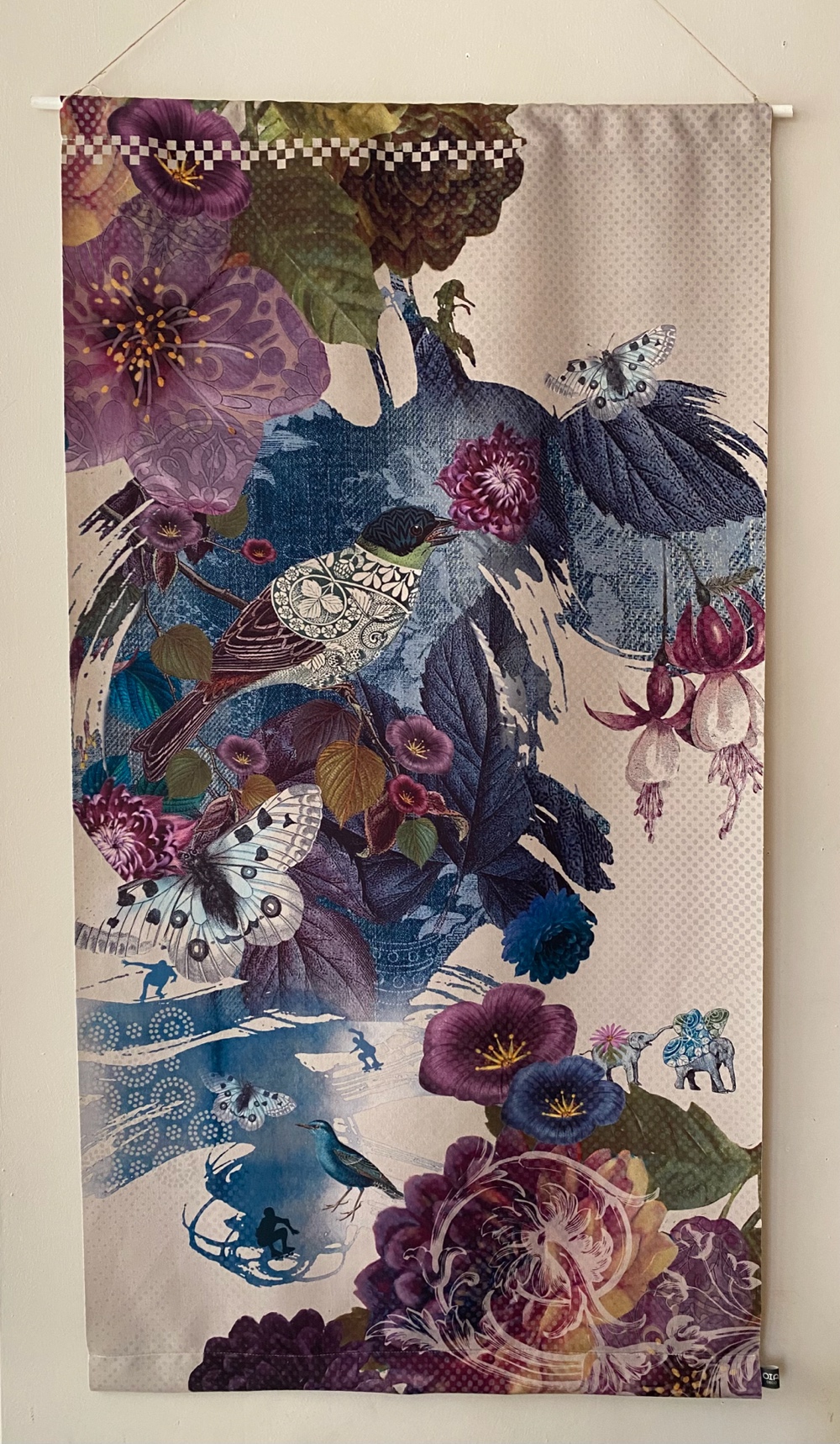 Tapisserie murale estampe japonaise