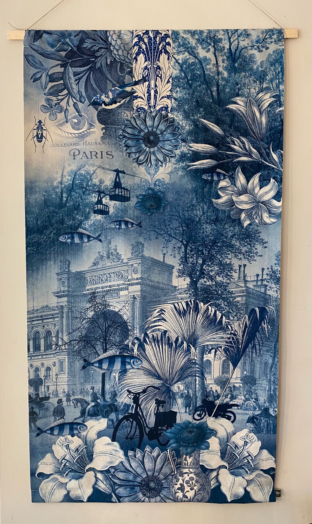 Tapisserie murale Paris