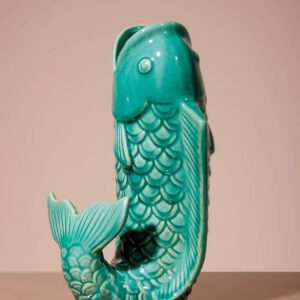 Vase poisson vert