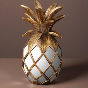 Petit ananas doré avec miroirs