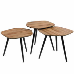 Tables basses en teck
