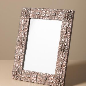 Porte photo argenté Camélia