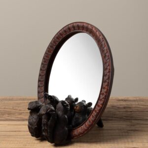 Miroir écureuils curieux