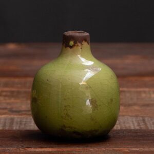 Petit soliflore vert olive