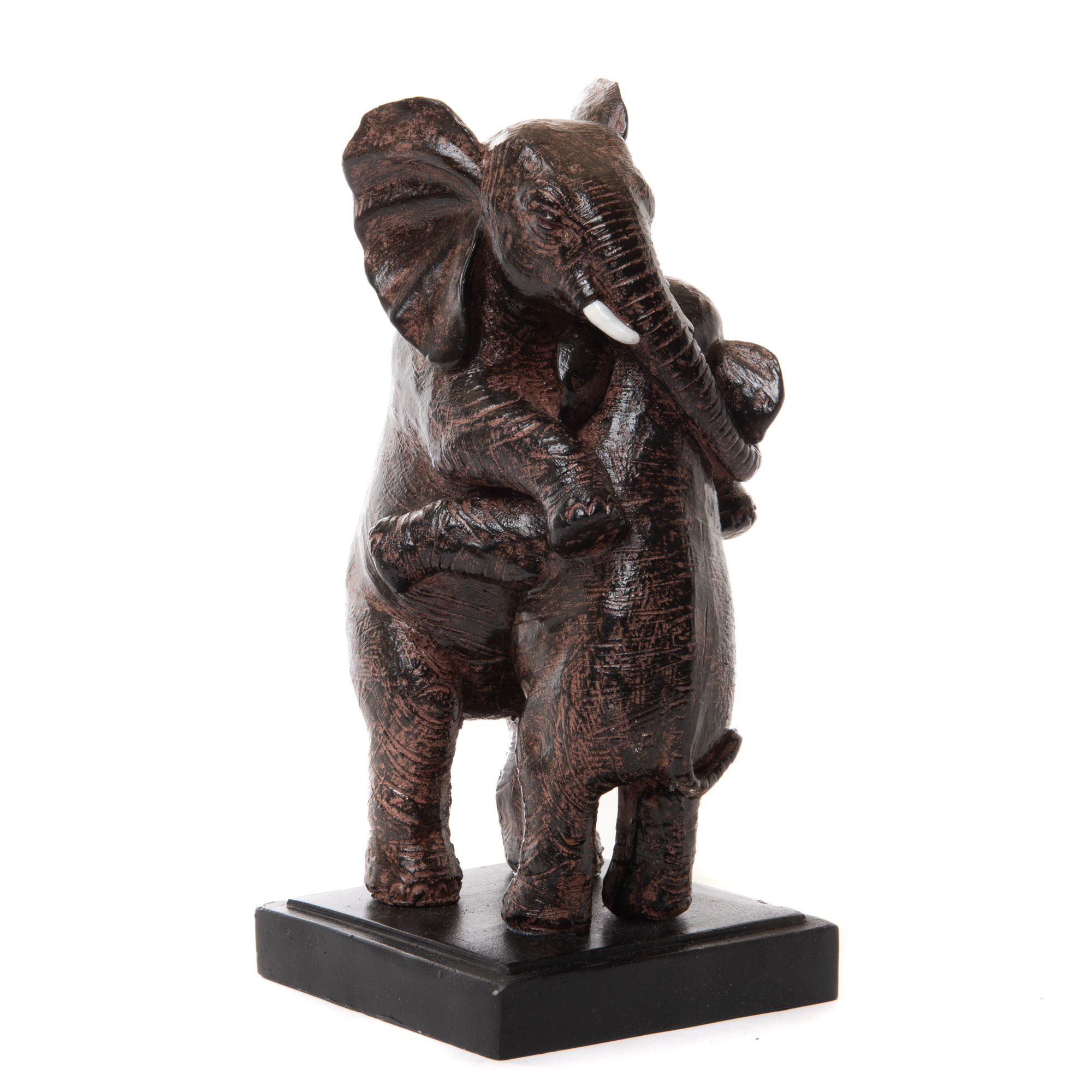 Câlin éléphant maman et bébé Rusty