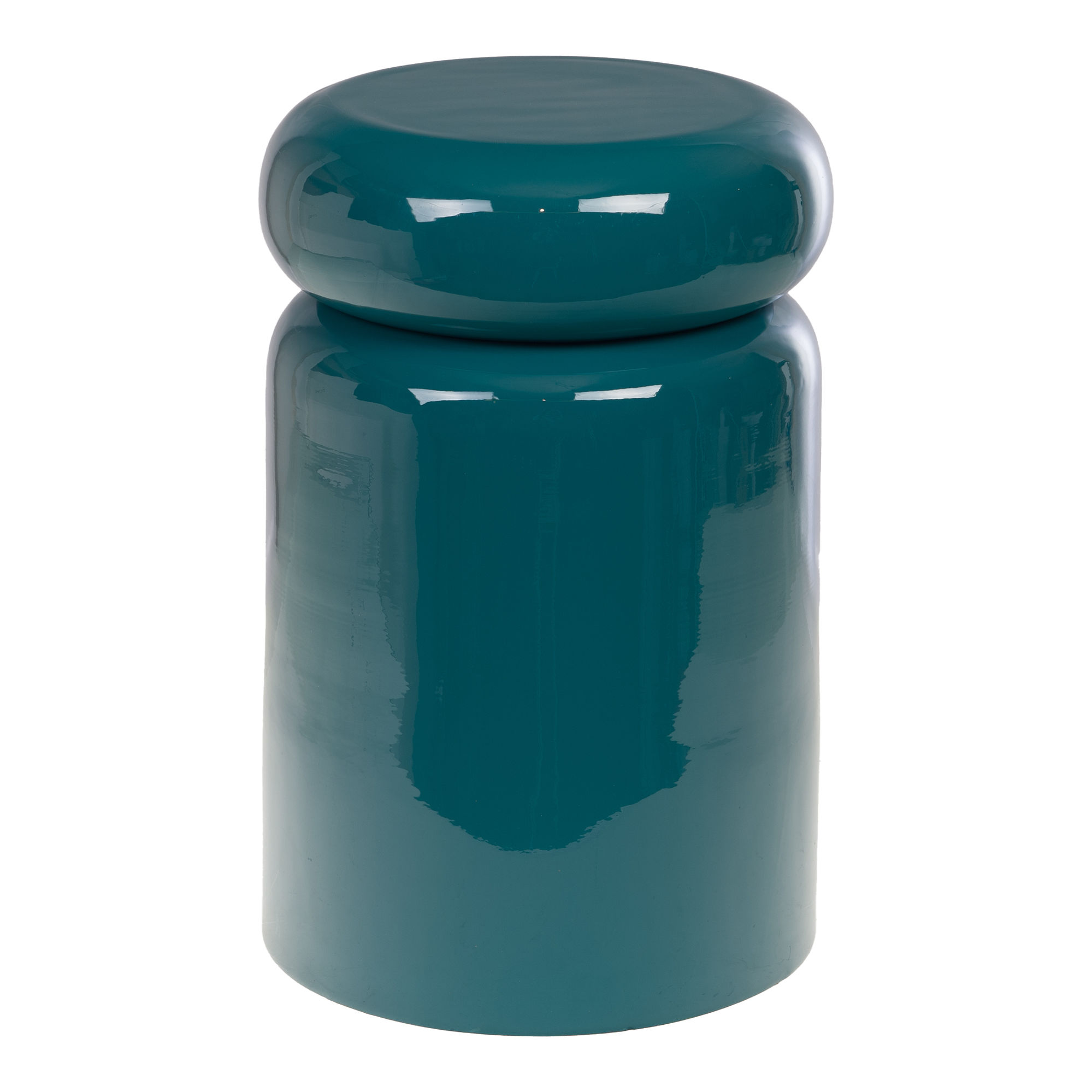 Bout de canapé émeraude