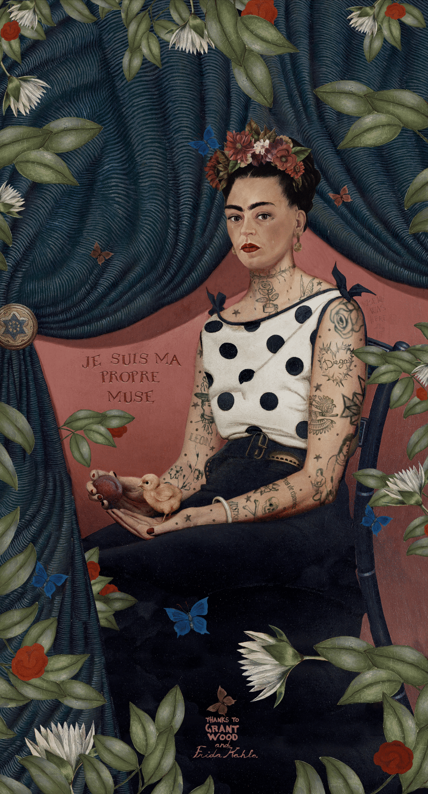 Tapisserie murale La Muse