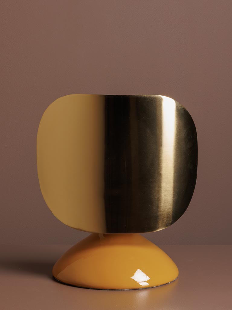 Lampe ocre et or Panya