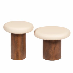 Grand bout de canapé champignon