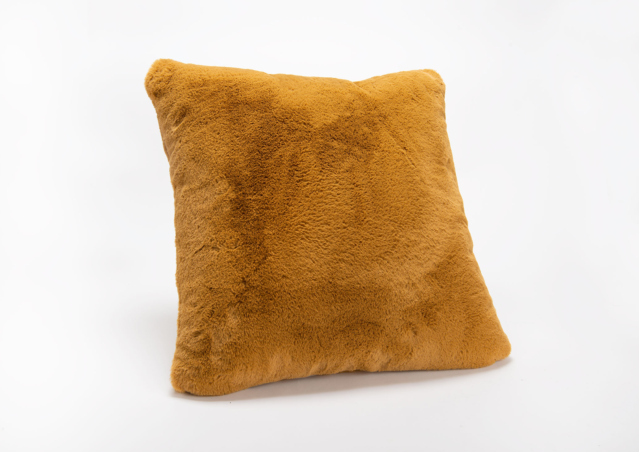 Coussin luxe camel