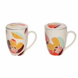 Lot de 2 mugs filtre Alexia
