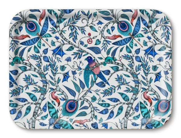 Plateau rousseau bleu