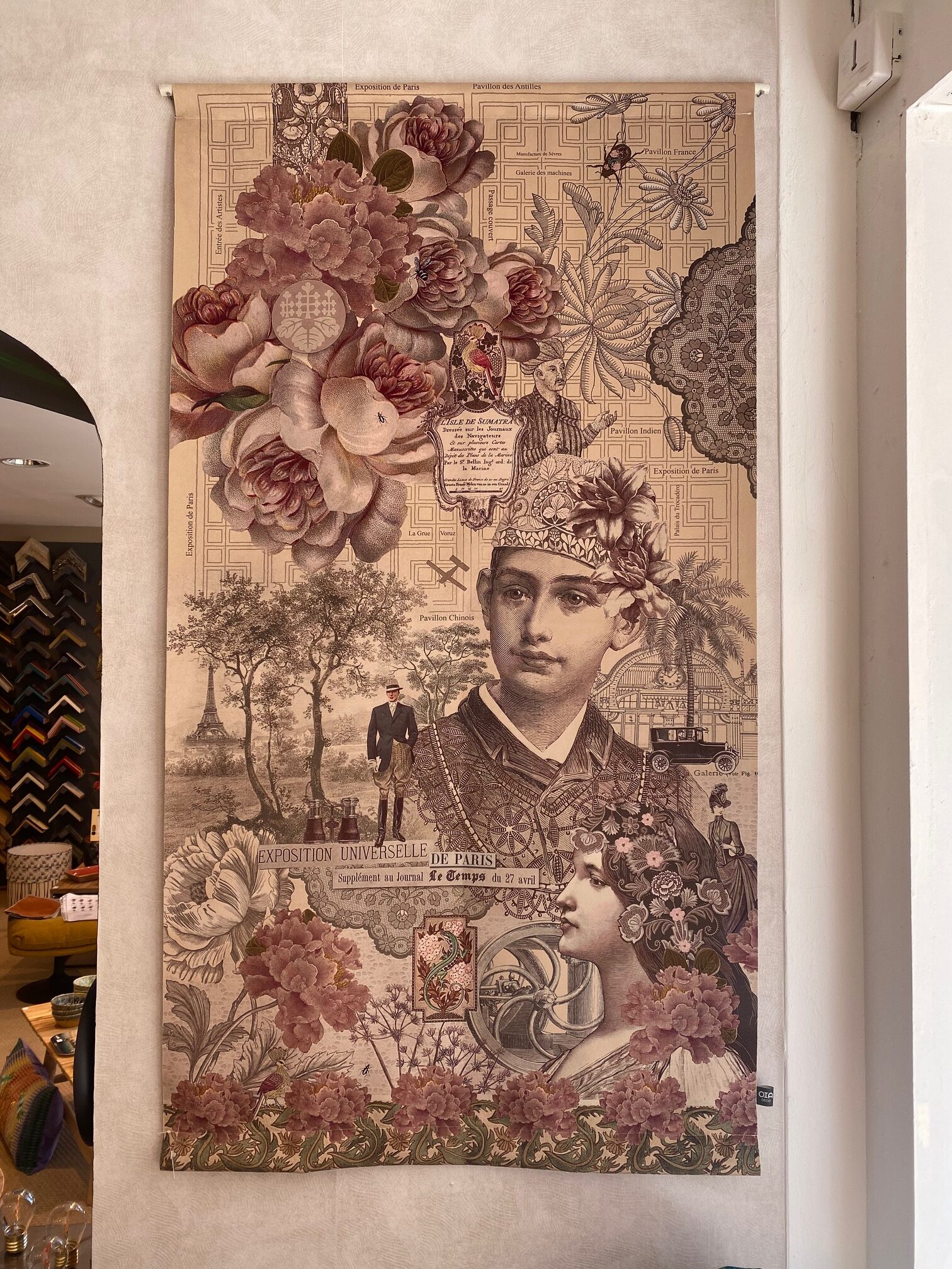 Tapisserie murale expo universelle