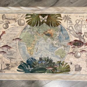 Tapisserie murale île mystérieuse