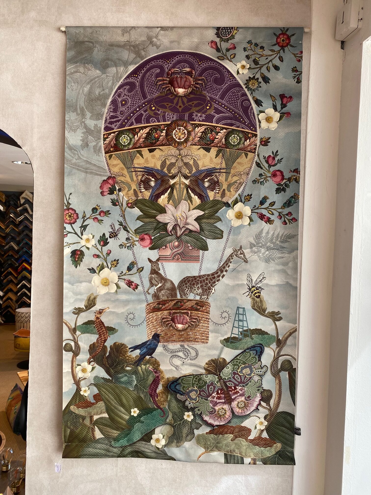 Tapisserie murale Montgolfière