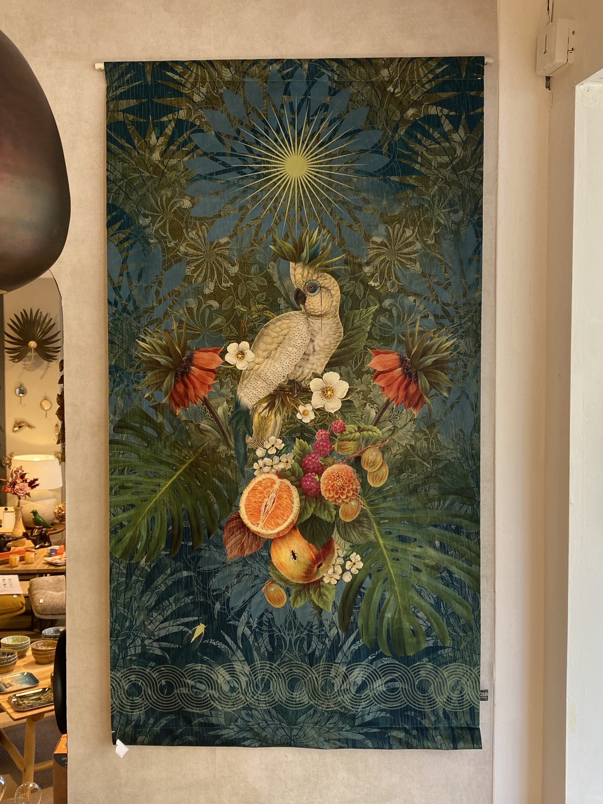 Tapisserie murale Perroquet